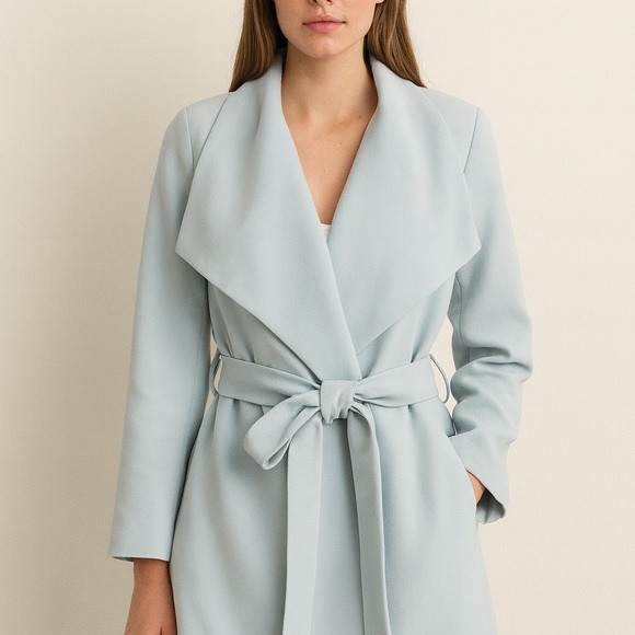 Ralph Lauren Black Label Jackets & Blazers - Ralph Lauren Black Label Sky Blue Trench Coat
